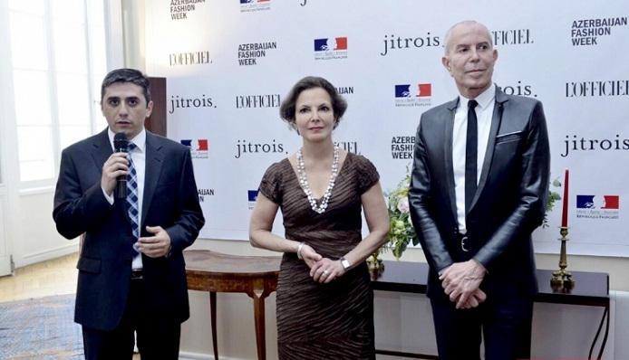 French fashion designer Jean-Claude Jitrois presents his collection in Baku